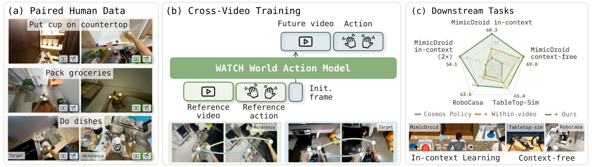 Learning Transferable World-Action Models from Task-Paired Human Videos